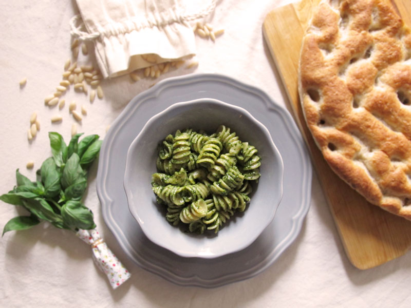 pasta al pesto 